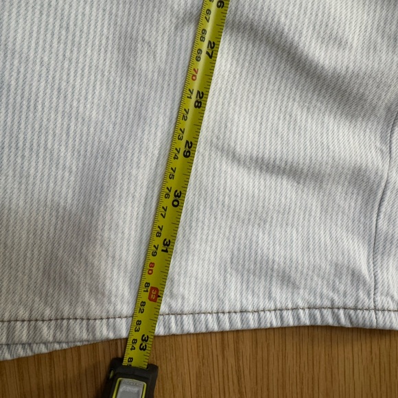 Levi’s Two Horse Brand Striped Denim Short Overalls - Size M - Picture 12 of 13